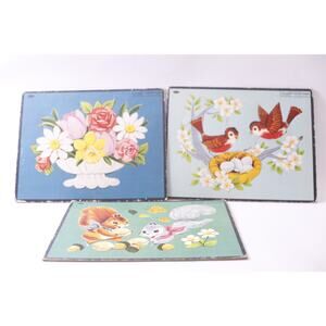 1950s, Whitman, Frame-Tray Puzzle, Lot, Pre-School, Vintage, ~ 250709-WH 416